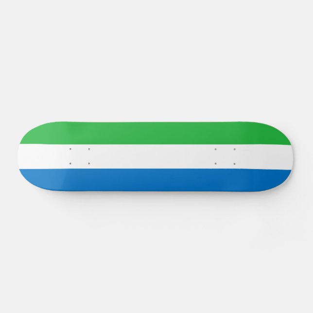Skate Bandeira da Serra Leoa (Horz)