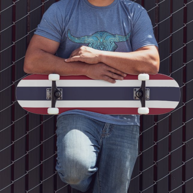 Skate Bandeira da Tailândia (Ao ar livre 3)