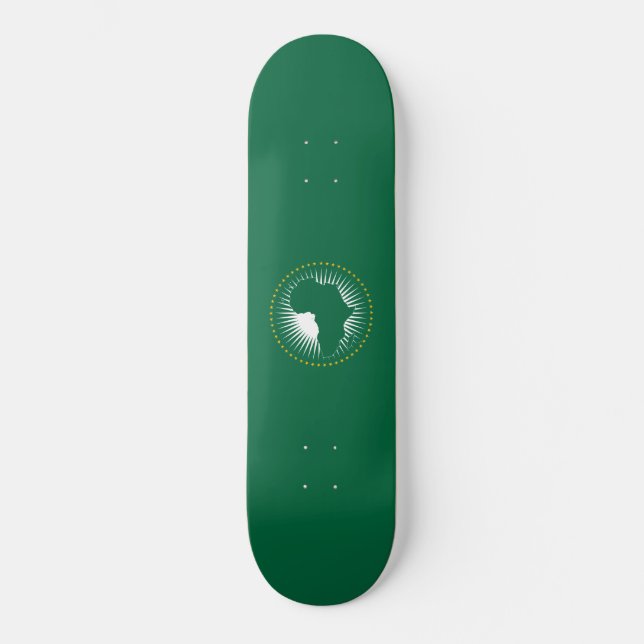 Skate Bandeira da União Africana (África) (Panáfrica) (Frente)