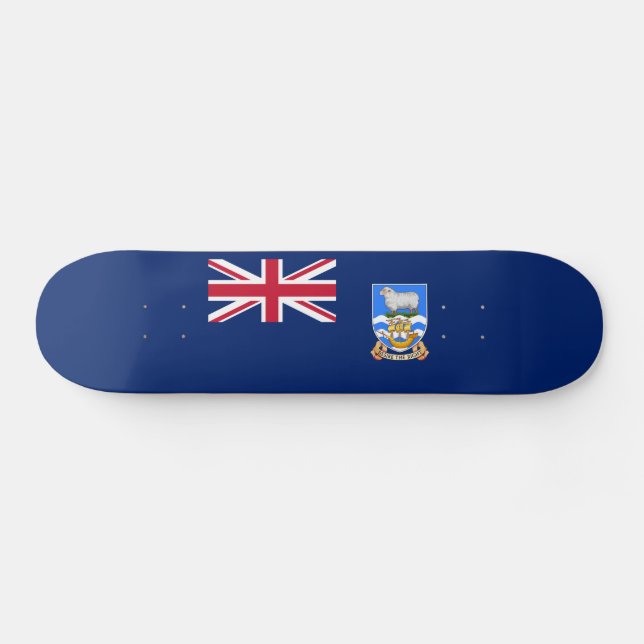 Skate Bandeira das Ilhas Falkland (Horz)