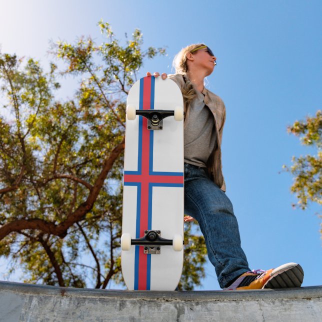 Skate Bandeira das Ilhas Faroé (Ao ar livre 1)