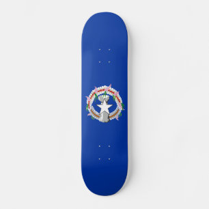 Skate Bandeira das Ilhas Marianas nortes