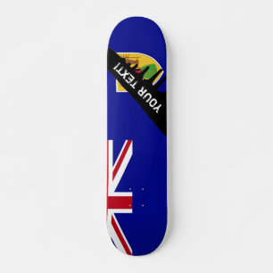 Skate Bandeira das Ilhas Turcas e Caicos