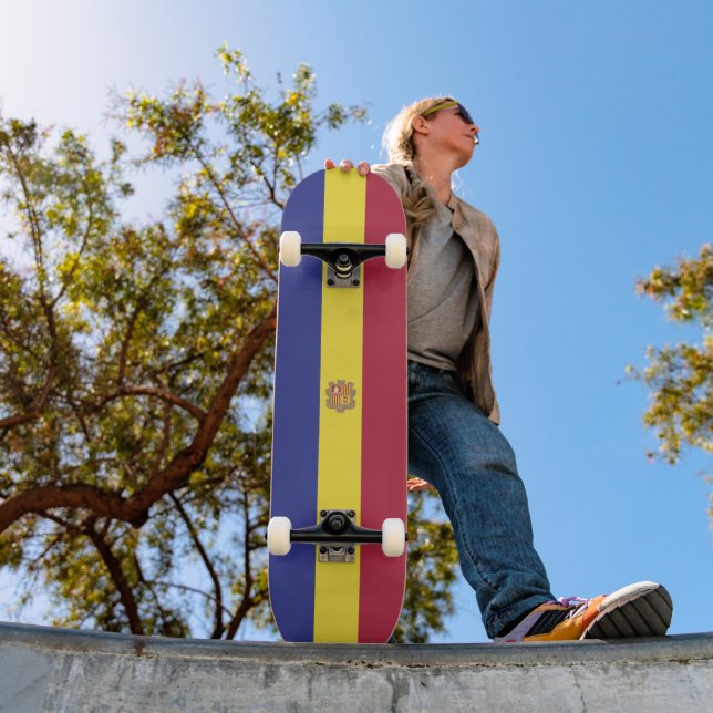 Skate Bandeira de Andorra (Ao ar livre 1)
