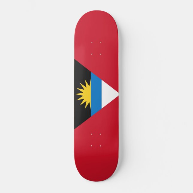 Skate Bandeira de Antígua e Barbuda (Frente)