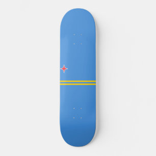 Skate Bandeira de Aruba