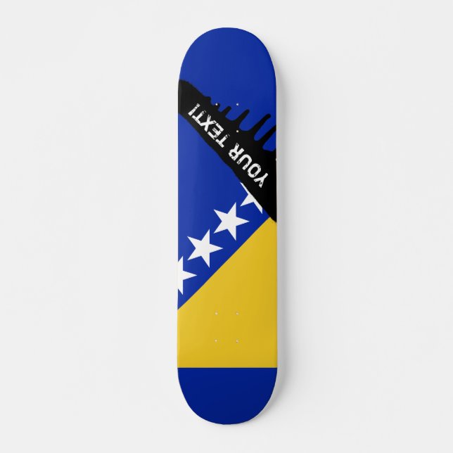 Skate Bandeira de Bósnia (Frente)