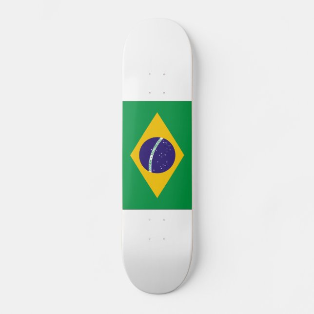 Skate Bandeira de Brasil (Frente)