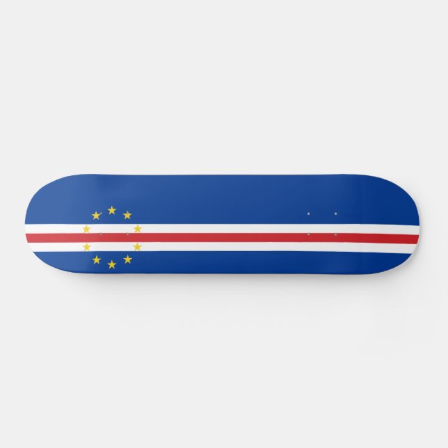 Skate Bandeira de Cabo Verde (Horz)