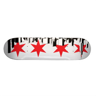 Skate Bandeira de Chicago