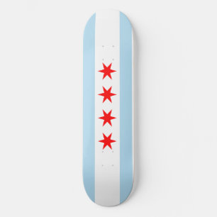 Skate Bandeira de Chicago