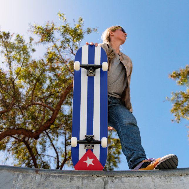 Skate Bandeira de Cuba (Ao ar livre 1)