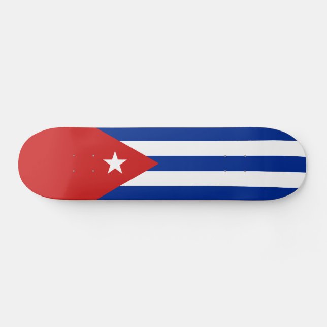 Skate Bandeira de Cuba (Horz)