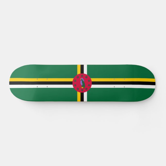 Skate Bandeira de Dominica (Horz)