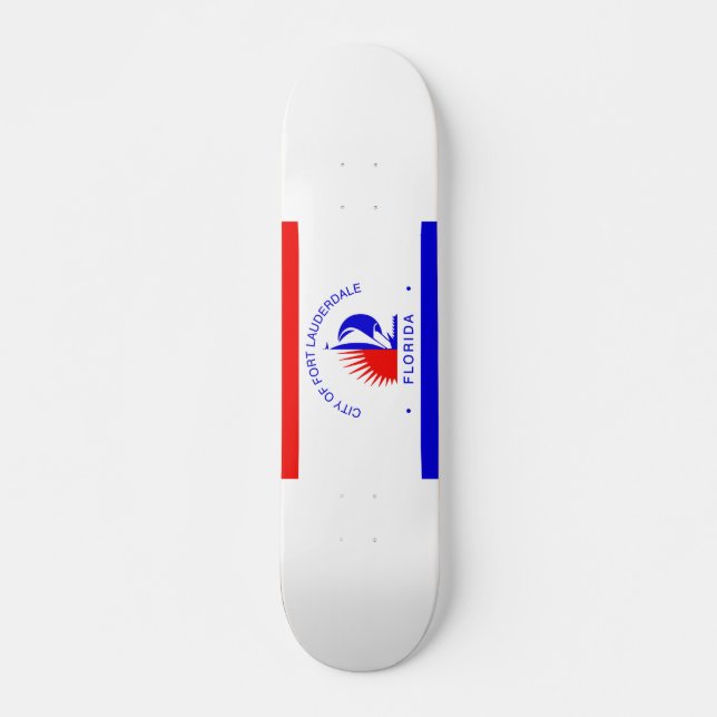 Skate Bandeira de Fort Lauderdale, Flórida (Frente)