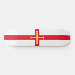Skate Bandeira de Guernsey
