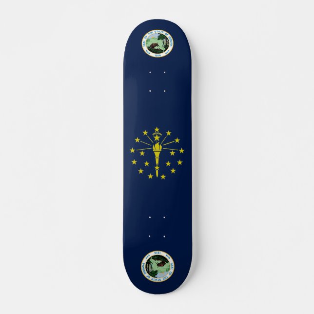 Skate Bandeira de Indiana (Frente)