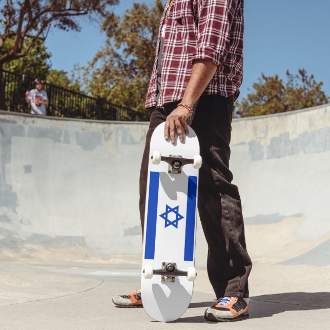 Skate Bandeira de Israel (Ao ar livre 2)
