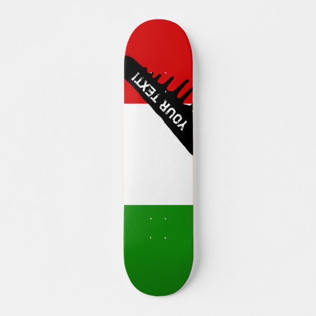 Skate Bandeira de Italia (Frente)
