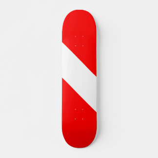 Skate Bandeira de Mergulho Mergulhador Mergulhador Abaix