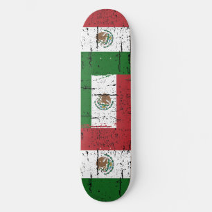 Skate Bandeira de México do vintage