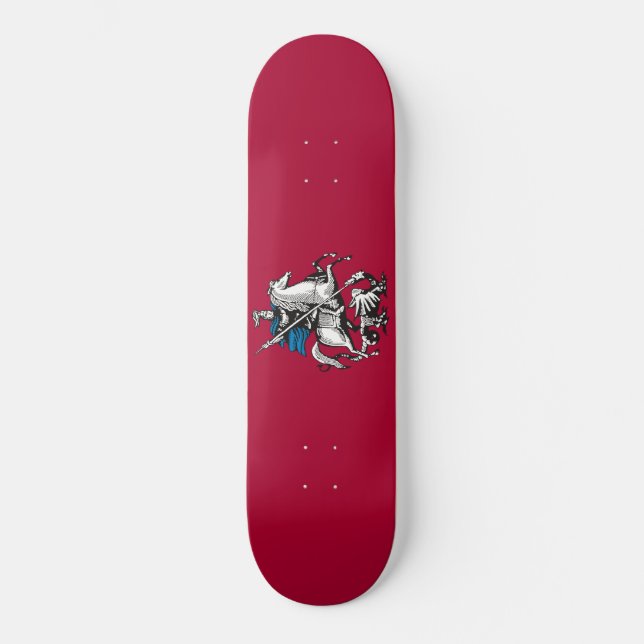 Skate Bandeira de Moscou (capital russa) (Frente)