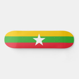 Skate Bandeira de Myanmar