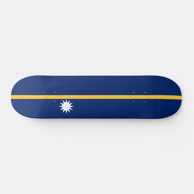 Skate Bandeira de Nauru (Horz)