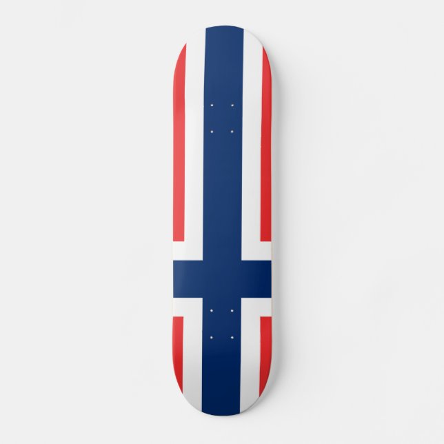 Skate Bandeira de Noruega (Frente)