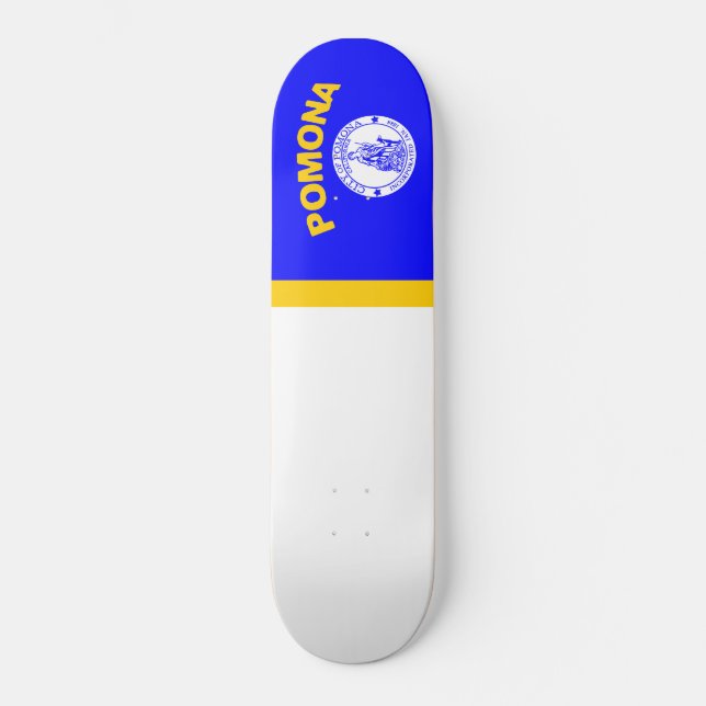 Skate Bandeira de Pomona (Califórnia) (Frente)
