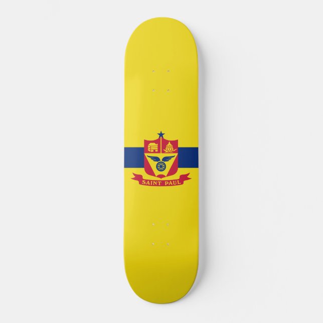 Skate Bandeira de Saint Paul (Minnesota) (Frente)