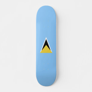 Skate bandeira de Santa Lúcia
