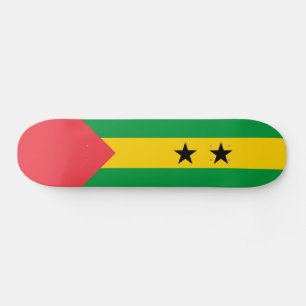 Skate Bandeira de São Tomé e Príncipe
