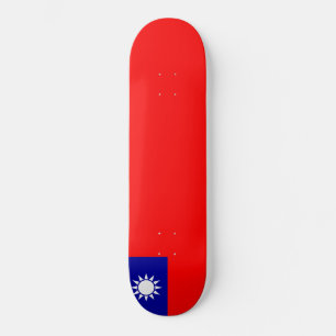 Skate Bandeira de Taiwan