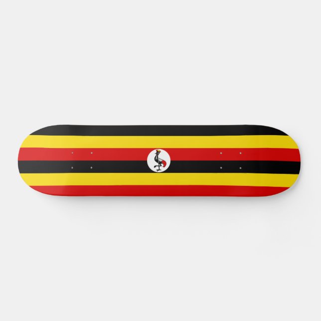 Skate Bandeira de Uganda (Horz)
