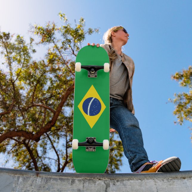 Skate Bandeira do Brasil (Ao ar livre 1)