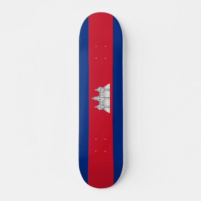 Skate Bandeira do Camboja (Frente)