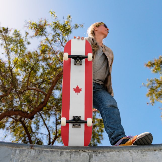 Skate Bandeira do Canadá (Ao ar livre 1)