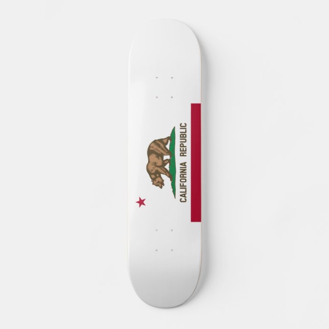 Skate Bandeira do Estado da República da Califórnia (Frente)