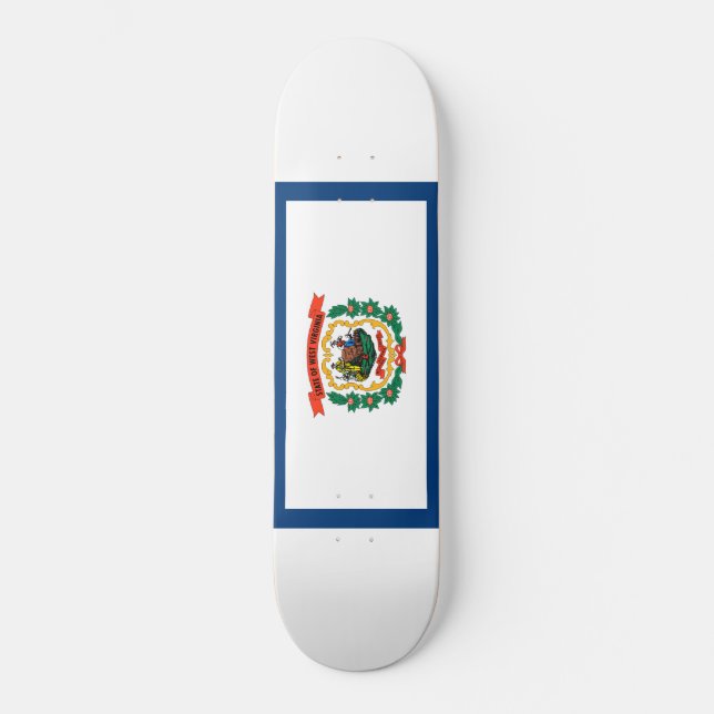 Skate Bandeira do Estado da Virgínia Ocidental (Frente)