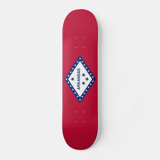 Skate Bandeira do estado de Arkansas (Frente)