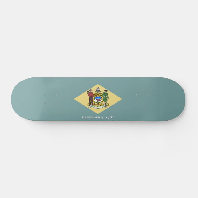 Skate Bandeira do Estado de Delaware (Horz)