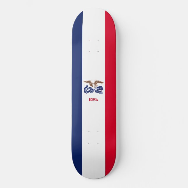 Skate Bandeira do Estado de Iowa (Frente)