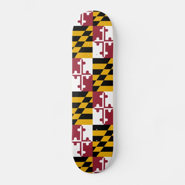 Skate Bandeira do estado de Maryland (Frente)