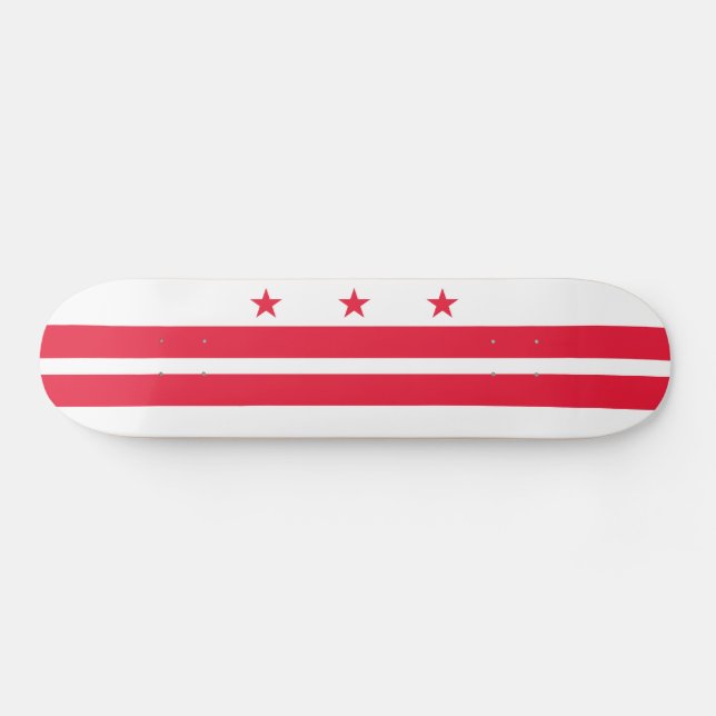 Skate Bandeira do Estado de Washington DC (Horz)