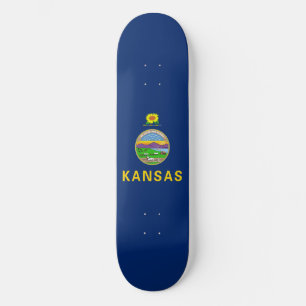 Skate Bandeira do Estado do Kansas
