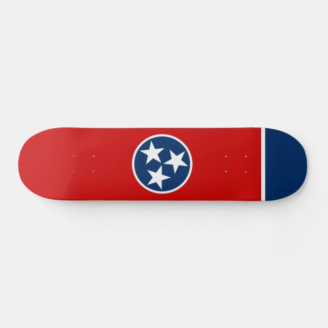 Skate Bandeira do Estado do Tennessee (Horz)