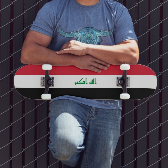 Skate Bandeira do Iraque (Ao ar livre 3)