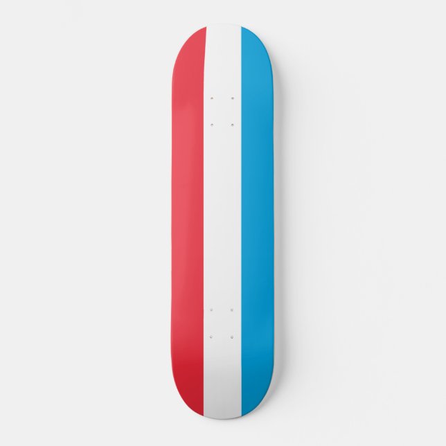 Skate Bandeira do Luxemburgo (Frente)