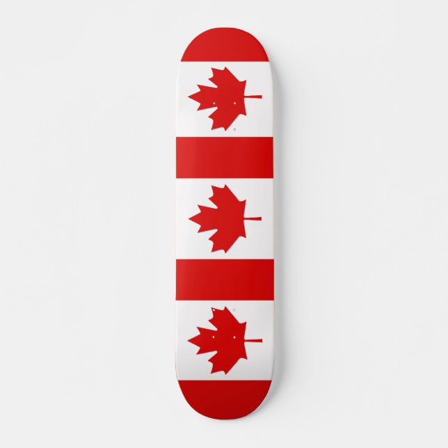 Skate Bandeira do Maple Leaf do Canadá (Frente)